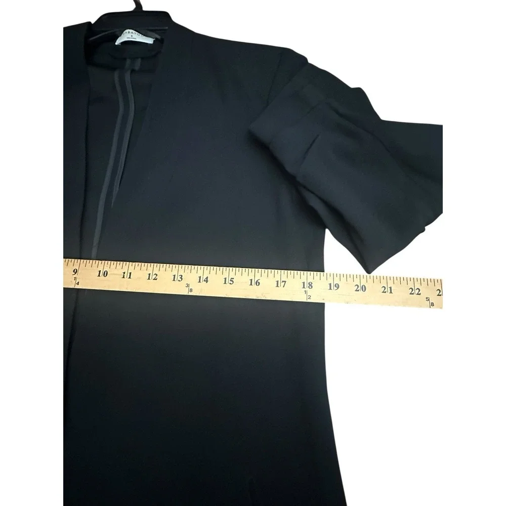 Babaton Black Power Hip Scrunch Sleeve Blazer Women's Size 8 Jacket  #A10-6 - Picture 6 of 10
